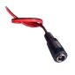 DC Power plug female, length 500mm
