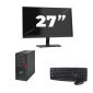 Fujitsu Esprimo P910 Micro Tower - Intel Core i3-3rd Generation - 8GB RAM - 256GB SSD - Windows 10 + 1x 27 inch Monitor