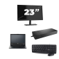 Fujitsu LIFEBOOK E5410 - Intel Core i3-10th Generation - 14 inches - 8GB RAM - 256GB SSD - Windows 11 Home + 1x 23 inch Monitor