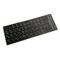 Notebook Keyboard Stickers Arabic Black-White