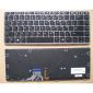 Notebook keyboard for HP EliteBook Folio 1040 G1 1040 G2 with silver frame backlit