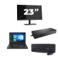 Lenovo ThinkPad A485 - AMD Ryzen 5 2500U - 14 inch - 8GB RAM - 256GB SSD - Windows 11 Home + 1x 23 inch Monitor