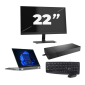 Lenovo Thinkpad L13 Yoga Gen 3 - Intel Core i5 12th Generation - 13 inch - Touch - 16GB RAM - 256GB SSD - Windows 11 Home + 1x 22 inch Monitor