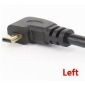 Left Angle Mini HDMI Male to HDMI Female Cable, 17cm