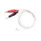 RJ11 Male to 2*Alligator Clips Test Cord, 1.5M