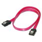 SATA Data Cable with Mounting Clip XL 50cm (SATA50CLIP)