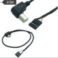 USB Type-B Male to USB 9-Pin Cable,30CM, Black