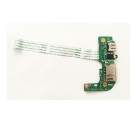 Notebook USB Port Audio Jacks Board for Asus X555L X555LD with cable pulled