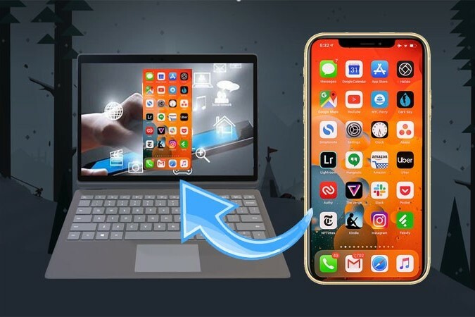 Windows computer with apple iphone