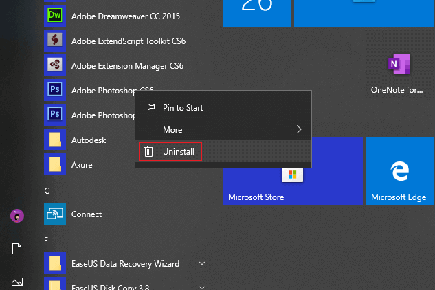 Remove apps