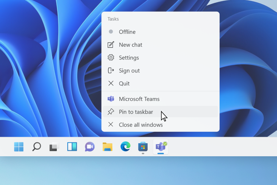 windows taskbar