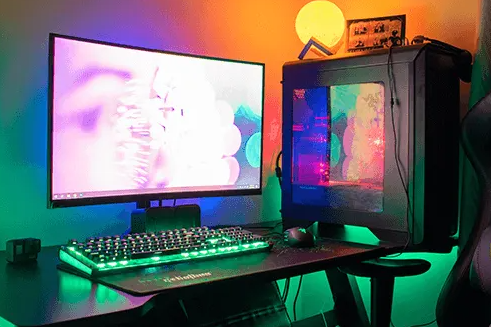gaming monitor with hdmi 2.1 connection